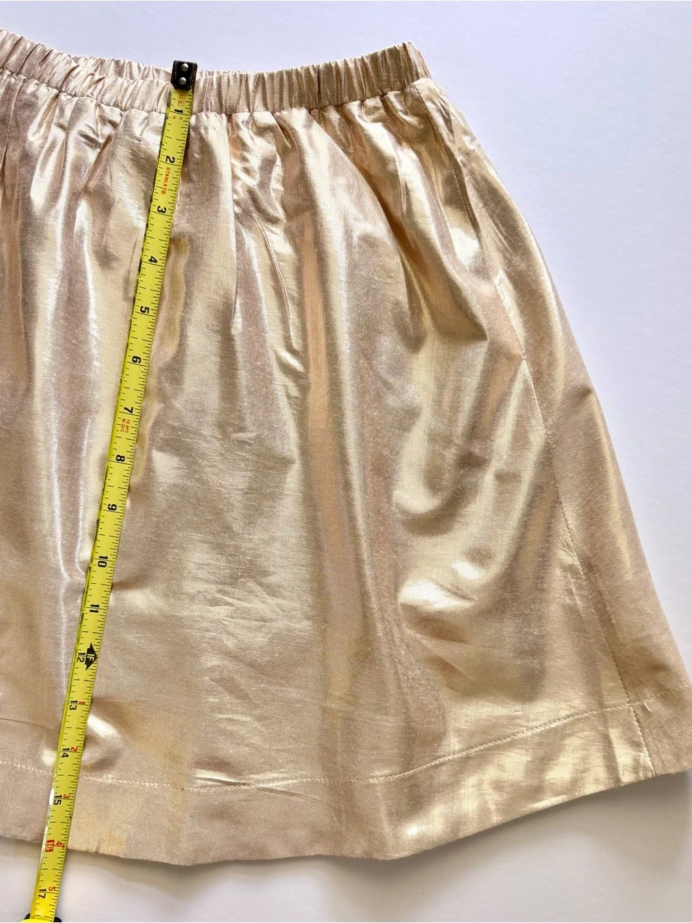 Bisby Metallic Rose Gold Girls' Skort